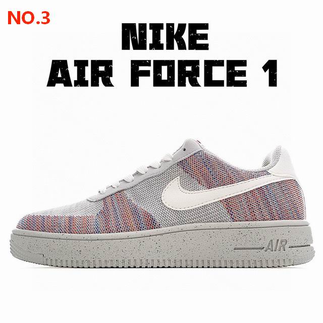 Nike Air Force 1 Flyknit Shoes Unisex Multi ;